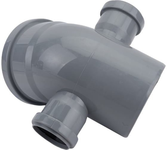 Универсальный отвод VALFEX 110/50x45, левый-правый, внутренняя канализация 23113150