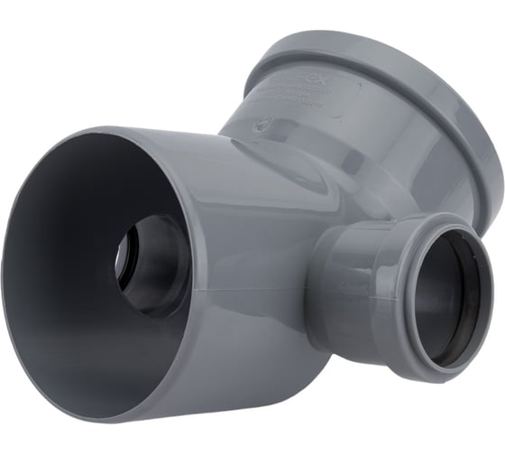 Универсальный отвод VALFEX 110/50x45, левый-правый, внутренняя канализация 23113150