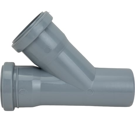 Тройник VALFEX 45 градусов, 50-50, внутренняя канализация 22050050