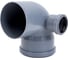 Универсальный отвод VALFEX 110/50x87.5, левый, внутренняя канализация 23121150 1