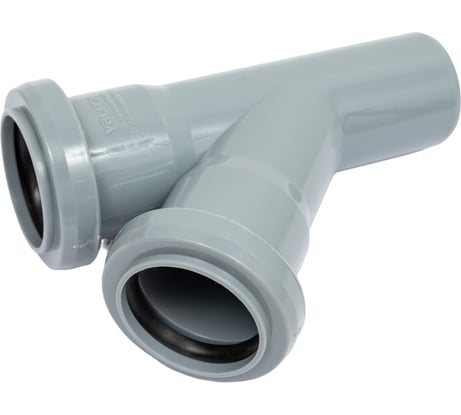 Тройник VALFEX 45 градусов, 40-40, внутренняя канализация 22040040
