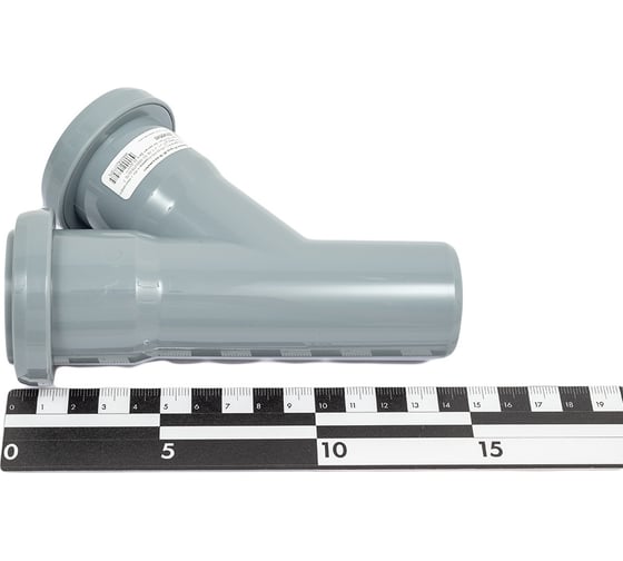 Тройник VALFEX 45 градусов, 40-40, внутренняя канализация 22040040