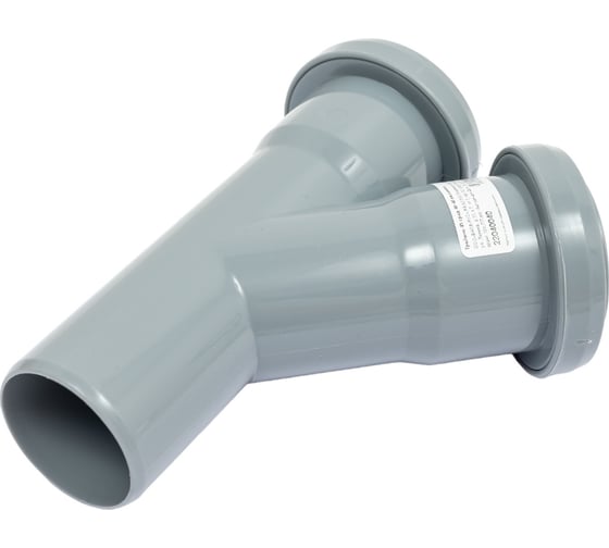 Тройник VALFEX 45 градусов, 40-40, внутренняя канализация 22040040