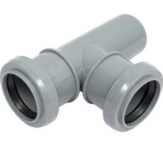 Тройник VALFEX 87.5 градусов, 40-40, внутренняя канализация 24040040 1