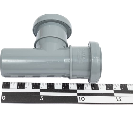 Тройник VALFEX 87.5 градусов, 40-40, внутренняя канализация 24040040