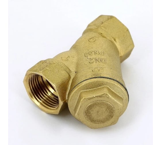 Фильтр косой сетчатый грубой очистки VIEIR латунный, 1 1/4, 3 шт. VP786 (Y)