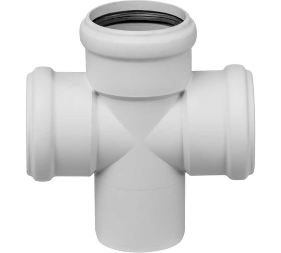 Крестовина 78х78х78 мм 87 градусов бесшумной канализации Ostendorf Skolan Safe SKDA 333900 1