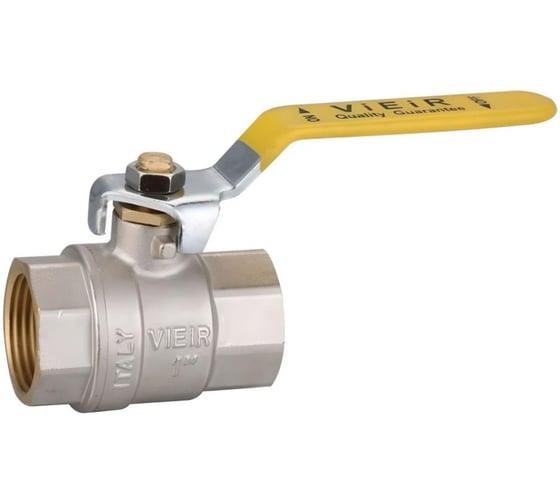 Кран газовый VIEIR 1", внутренняя резьба, ручка-рычаг VRQ212-03 (Y)