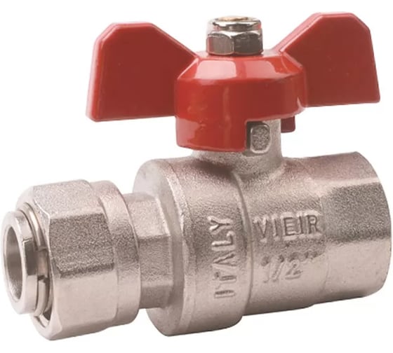 Кран прямой с накидной гайкой VIEIR 3/4" VERS51 (Y)