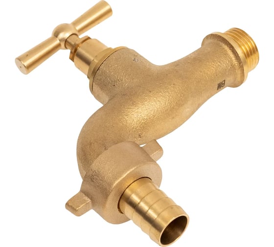 Кран водоразборный с носиком VIEIR 1/2", латунный VR260 (Y)