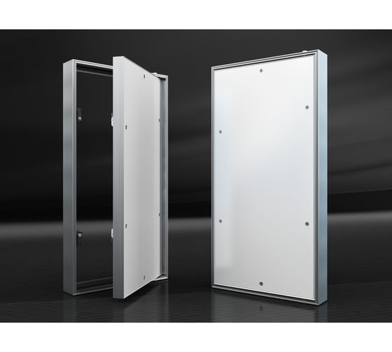 Ревизионная алюминиевая дверца под покраску ВИЕНТО 150x450 профиль ДР1545АПп