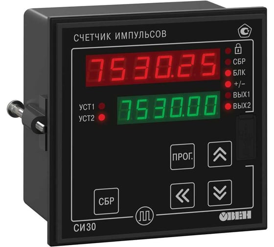 Счетчик импульсов микропроцессорный ОВЕН СИ30-220.Щ1.Р Z-00091485