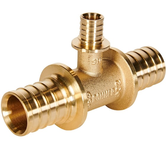 Тройник переходной ROMMER 32x16x32 аксиальный для труб PEX RFA-0014-321632 RG009366LR909B