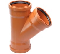 Тройник Ostendorf KGEA 3-х раструбный 110/110x45 Ger 220310