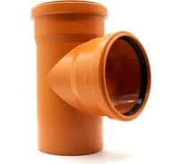 Тройник наружной канализации ХЕМКОР 400250 мм 87 градусов 2481143 12876