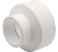 Муфта GIBAX полипропилен, 63x40 мм, ВР-НР, переходная, белая, 2 шт. PPL25-06002