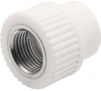 Муфта GIBAX полипропилен, 20x1/2" ВР, белая, 4 шт. PPL03-02031
