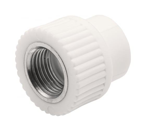Муфта GIBAX полипропилен, 20x1/2" ВР, белая, 4 шт. PPL03-02031