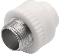 Муфта GIBAX полипропилен, 20x3/4" НР, белая, 4 шт. PPL03-02042