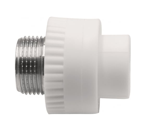 Муфта GIBAX полипропилен, 20x3/4" НР, белая, 4 шт. PPL03-02042