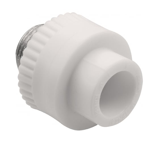 Муфта GIBAX полипропилен, 20x3/4" НР, белая, 4 шт. PPL03-02042