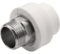 Муфта GIBAX полипропилен, 32x1" НР под ключ, белая, 2 шт. PPL03-05052