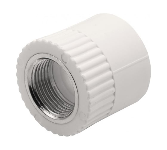 Муфта GIBAX полипропилен, 32x3/4" ВР, белая, 2 шт. PPL03-05041