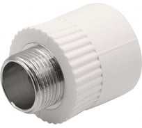 Муфта GIBAX полипропилен, 32x3/4" НР, белая, 2 шт. PPL03-05042