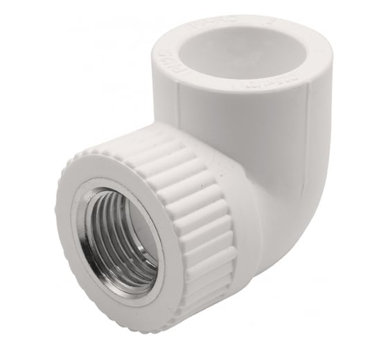 Уголок GIBAX полипропилен, 25x1/2" ВР, белый, 5 шт. PPL16-03031 1