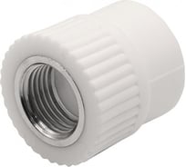 Муфта GIBAX полипропилен, 25x1/2" ВР, белая, 4 шт. PPL03-03031