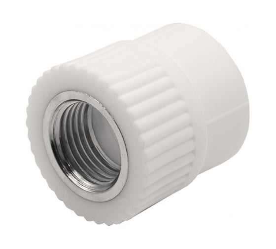 Муфта GIBAX полипропилен, 25x1/2" ВР, белая, 4 шт. PPL03-03031
