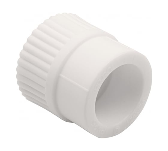 Муфта GIBAX полипропилен, 25x1/2" ВР, белая, 4 шт. PPL03-03031