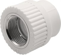 Муфта GIBAX полипропилен, 25x3/4" ВР, белая, 4 шт. PPL03-03041