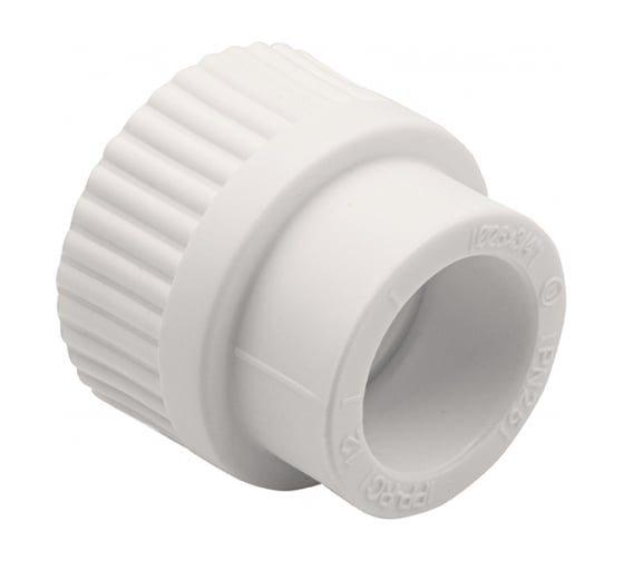 Муфта GIBAX полипропилен, 25x3/4" ВР, белая, 4 шт. PPL03-03041