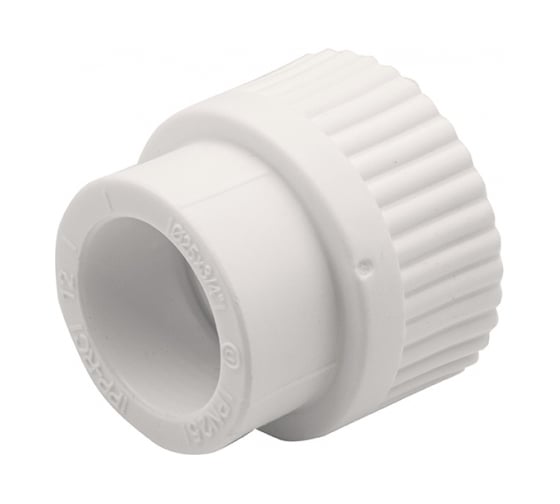 Муфта GIBAX полипропилен, 25x3/4" ВР, белая, 4 шт. PPL03-03041