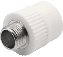 Муфта GIBAX полипропилен, 20x1/2" НР, белая, 4 шт. PPL03-02032