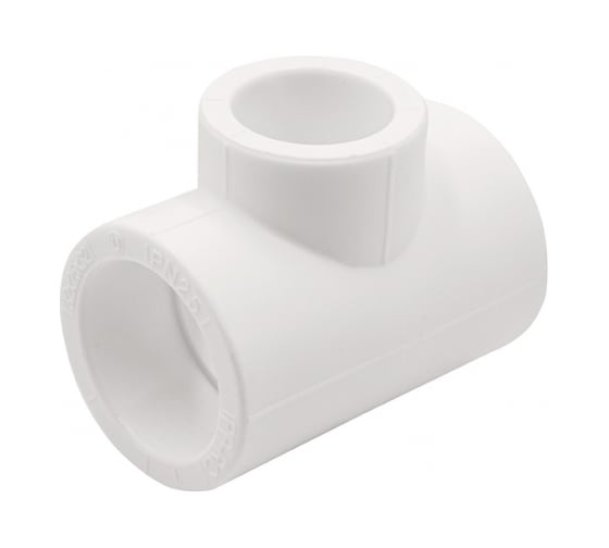 Тройник GIBAX полипропилен, 32x25x32 мм, белый, 5 шт. PPL06-03002 1