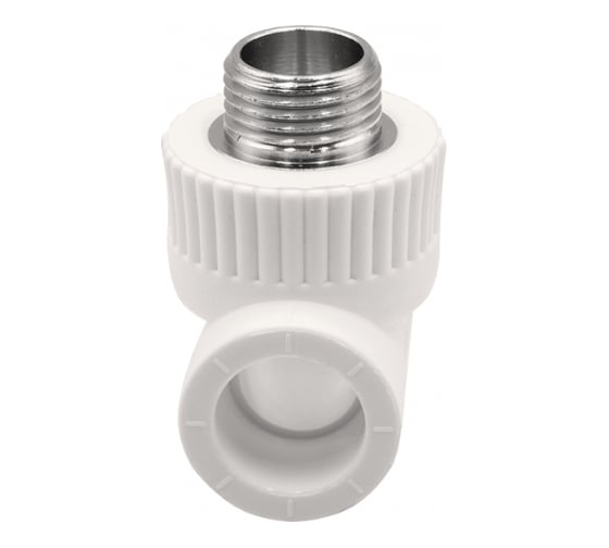 Тройник GIBAX полипропилен, 20x1/2" НР, белый, 4 шт. PPL07-02032