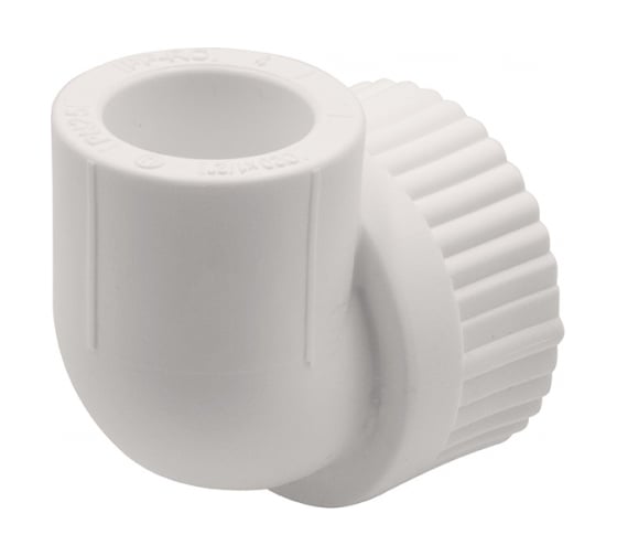 Уголок GIBAX полипропилен, 20x1/2" ВР, белый, 5 шт. PPL16-02031