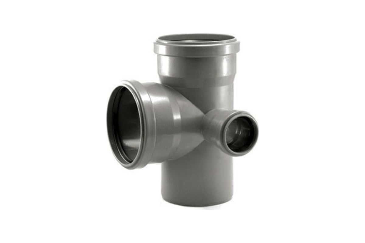 Двухплоскостная крестовина РемоКолор внутренняя канализация, серая ...