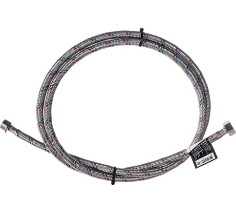 Гибкая подводка для воды Gigant с оплеткой из нержавеющей стали, 1/2"х200 см, г/ш P-200-GW