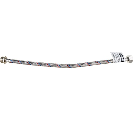 Гибкая подводка для воды Gigant с оплеткой из нержавеющей стали, 1/2"х40 см, г/ш P-40-GW