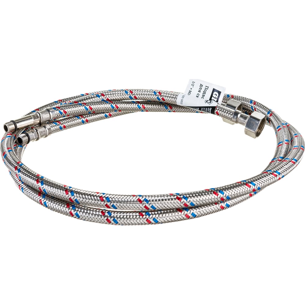 Гибкая подводка для смесителей Gigant 1/2\"хМ10x100 см, г/ш P-100-M10 ...
