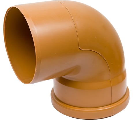 Отвод РемоКолор наружная канализация, рыжий, 110 мм 141-137