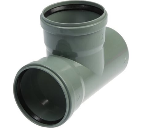 Тройник РемоКолор внутренняя канализация, серый, 110 мм 139-151