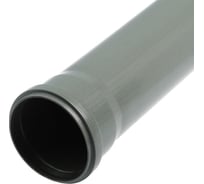 Труба РемоКолор внутренняя канализация, серая, 110x2.2 мм, 1.5 м 67-1-008