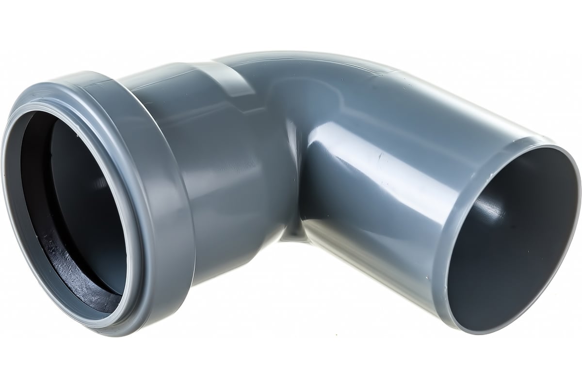 Отвод РемоКолор внутренняя канализация, серый, 50 мм 139-754 - выгодная ...