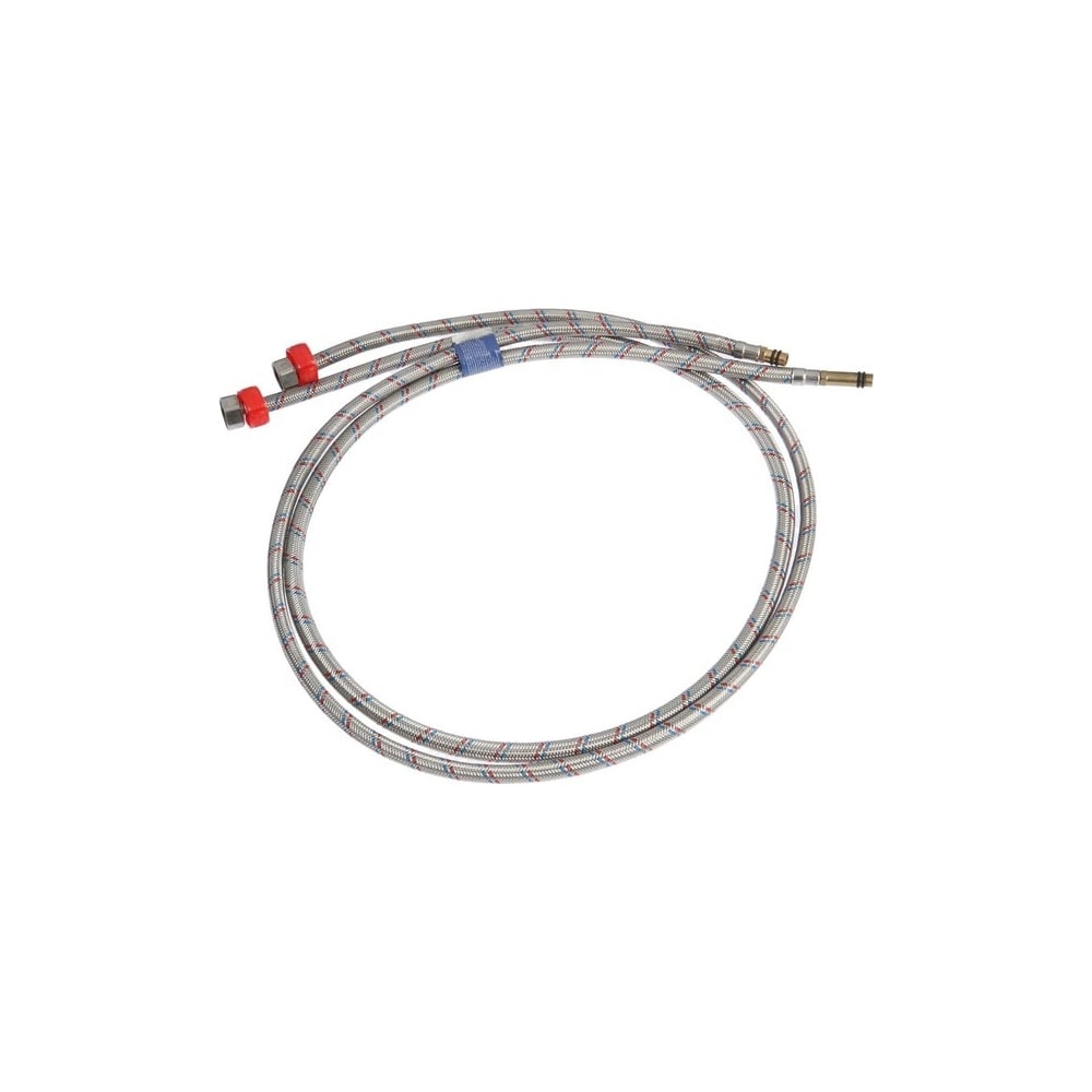 Подводка для смесителя Zein гайка 1/2", штуцер М10, 150 см, ключ для ...