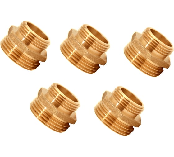 Муфта переходная HG 1/2" НР х 3/8" НР (5 шт) 1646433 1
