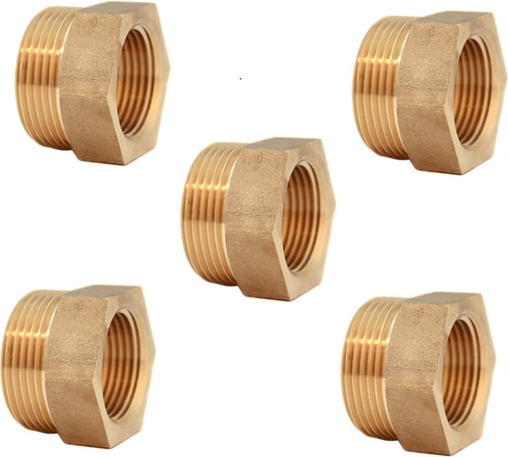 Муфта переходная HG 3/4" ВР х 1" НР (5 шт) 1646471 